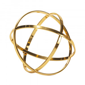Decoratiune aurie din metal 9 cm Serena Thai Natura
