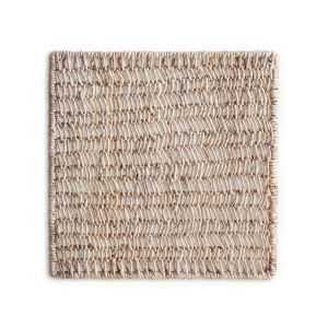 Decoratiune de perete bej din fibre naturale 56x56 cm Jerges Vical Home