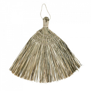 Decoratiune de perete maro din fibre naturale 50 cm Kasima Madam Stoltz