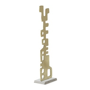 Decoratiune din metal auriu 88 cm Blaze Thai Natura