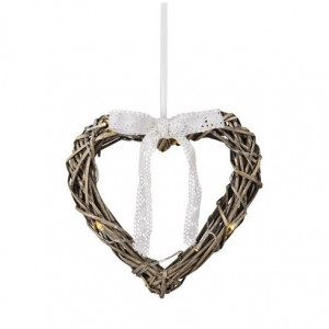 Decoratiune luminoasa suspendabila gri din ratan si metal Holstad Markslojd