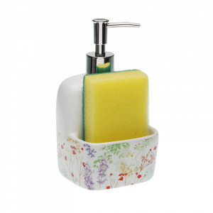 Dispenser detergent vase multicolor din ceramica 10x17 cm Blume Versa Home