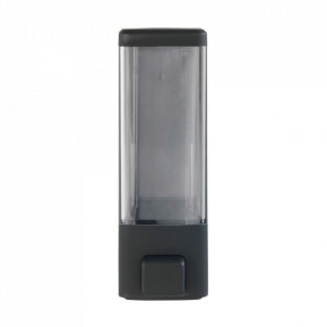 Dispenser sapun lichid de perete negru/transparent din plastic 320 ml Istres Wenko