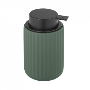 Dispenser sapun lichid verde/negru din ceramica 300 ml Belluno Wenko