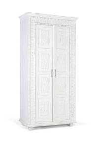 Dulap alb din lemn 200 cm Larin Giner y Colomer