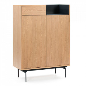 Dulap maro/albastru din metal 130 cm Valley Teulat