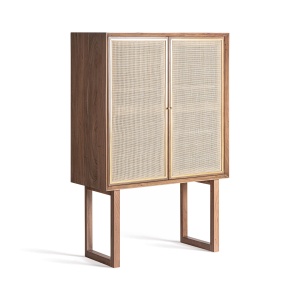 Dulap maro/auriu din lemn 150 cm Gondorf Vical Home
