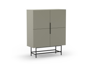 Dulap verde din metal 128 cm Eldia Quiet Object