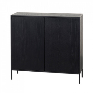 Dulapior din furnir de stejar si metal Fraser Lifestyle Home Collection