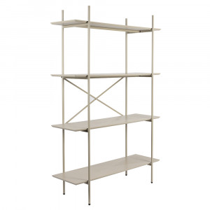 Etajera bej din metal 120 cm Marcio Quiet Object