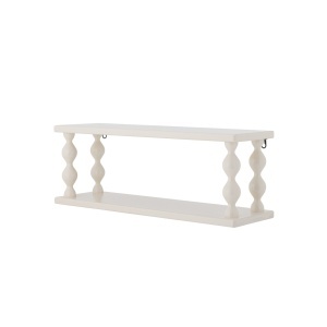 Etajera de perete alba din lemn 21 cm Salino Bloomingville
