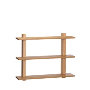 Etajera de perete maro din lemn 47 cm Simple Hubsch