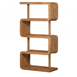 Etajera maro din lemn 160 cm Rattle Woood