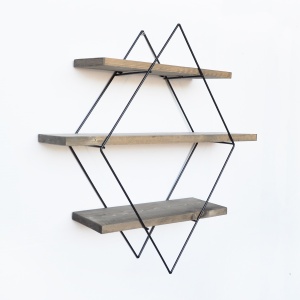 Etajera maro/neagra 60 cm Spruced The Home Collection