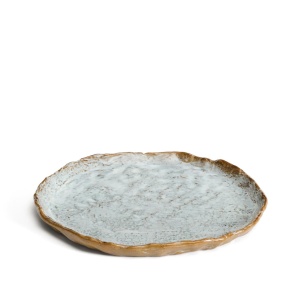 Farfurie intinsa gri din ceramica 26 cm Alenia Kave Home