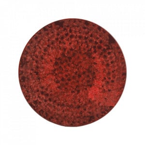 Farfurie intinsa rosie din portelan 27 cm Ardor Aerts