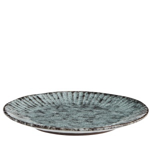 Farfurie pentru desert albastra/neagra din ceramica 18 cm Jake Madam Stoltz