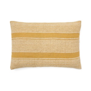 Fata de perna galben mustar/bej din bumbac 40x60 cm Aylin Kave Home