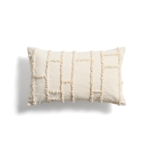 Fata de perna galbena din bumbac 30x50 cm Verion Kave Home