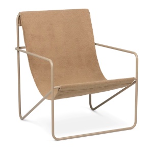 Fotoliu exterior maro din textil Desert Solid Ferm Living