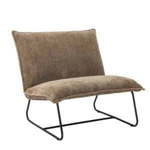 Fotoliu maro din textil Cape Bloomingville