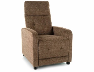 Fotoliu recliner maro cappuccino din textil Otus The Home Collection