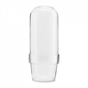 Ghiveci cu clopot transparent din sticla 32 cm Clear House Doctor