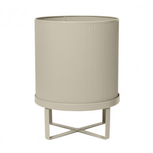 Ghiveci cu suport crem din metal 28 cm Bau Ferm Living