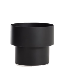 Ghiveci grej inchis din metal 40 cm Mash Kave Home