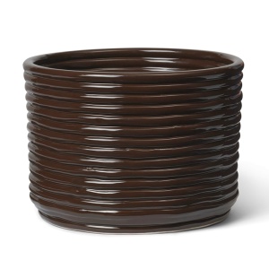 Ghiveci maro din ceramica 20 cm Corduroy Ferm Living