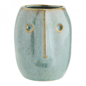 Ghiveci verde/crem din ceramica 8 cm Bryany Madam Stoltz