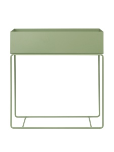 Jardiniera cu suport verde ceai din metal 25x60 cm Alana Ferm Living