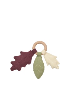 Jucarie zornaitoare multicolora din bumbac Leaf Ferm Living
