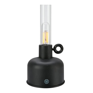 Lampa portabila neagra din fibre sintetice 22 cm Astrid Markslojd