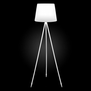 Lampadar pentru exterior alb din polietilena 150 cm Betta The Home Collection