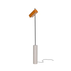 Lampadar portocaliu din metal 160 cm Reflector Hubsch