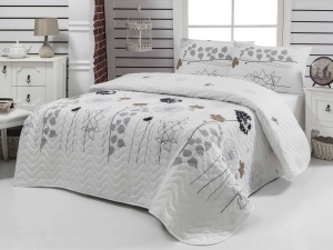 Lenjerie pat multicolora din fibre Atlantis Double The Home Collection