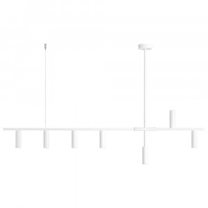 Lustra alba din metal cu 7 becuri Trevo Quiet Object