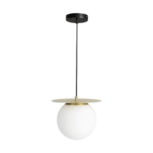 Lustra aurie/alba din metal Manz Kave Home