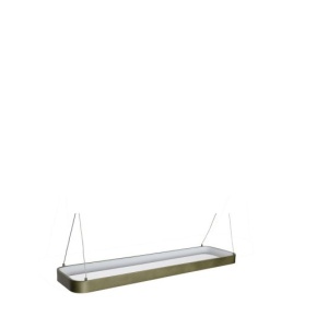 Lustra dimabila verde inchis din metal Tube Hubsch