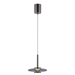 Lustra gri din metal cu 2 LED-uri Pure Vitrum Zuma Line