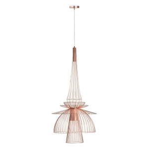 Lustra maro cupru din metal Marilou Vical Home
