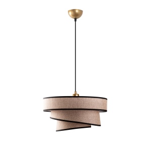 Lustra maro deschis din metal Stage Large The Home Collection