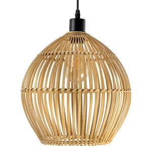 Lustra maro din bambus Organic Living 33 The Home Collection