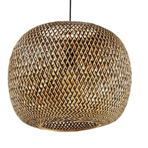 Lustra maro/neagra din bambus Organic Living The Home Collection