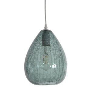 Lustra neagra/albastra din metal Ashlin Thai Natura