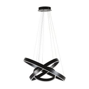 Lustra neagra din metal Erin Thai Natura