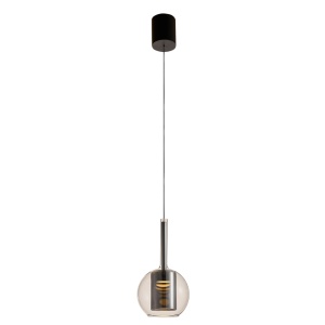 Lustra neagra din metal Tagna Art Zuma Line