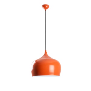 Lustra portocalie din metal Patine The Home Collection