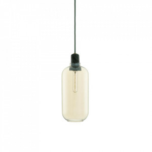 Lustra verde/aurie din sticla si marmura Amp Large Normann Copenhagen